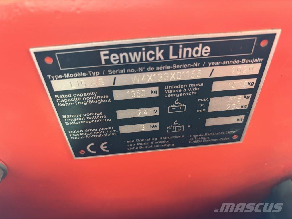 Linde L16.AS Gaffelstabler med gående fører