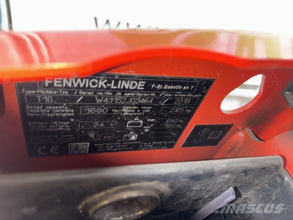 Linde T16 El-palleløftere
