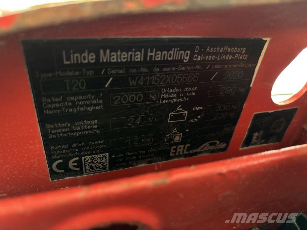 Linde T20 El-palleløftere