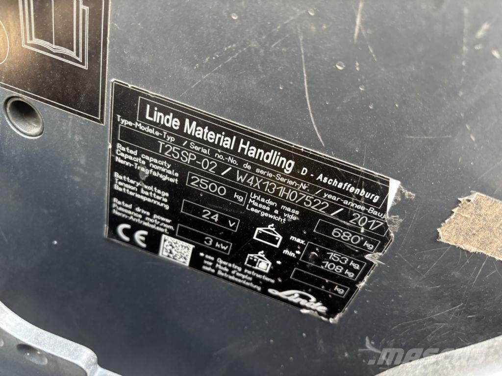 Linde T25SP-02 Selvkørende stablere