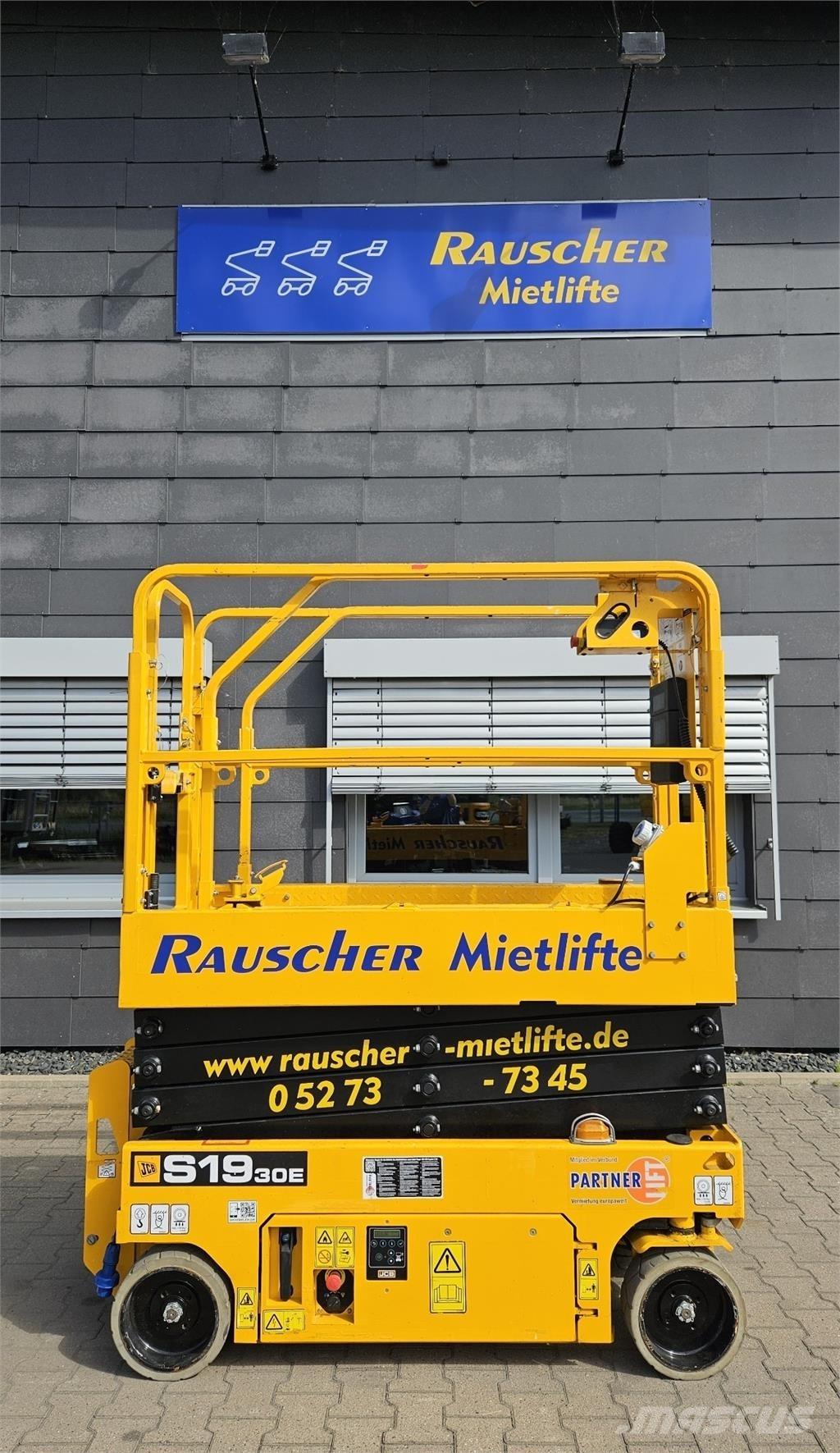 JCB S1930E Trailermonterede lifte
