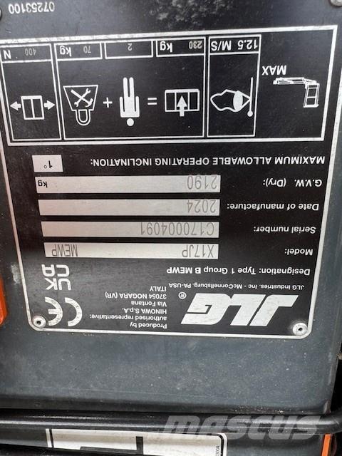 JLG X17JP Spider Kompakte selvkørende bomlifte