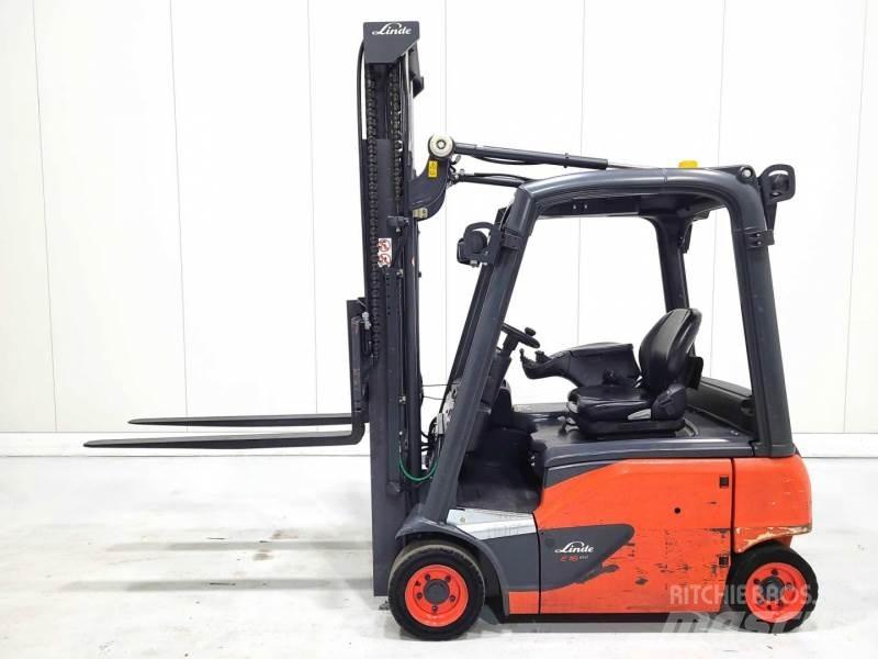 Linde E16P-02 El gaffeltrucks