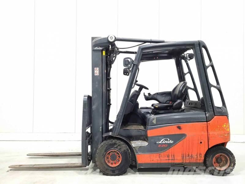 Linde E20-01 El gaffeltrucks