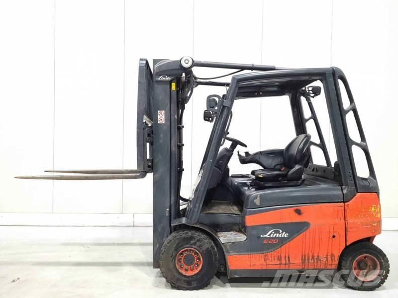 Linde E20-01 El gaffeltrucks