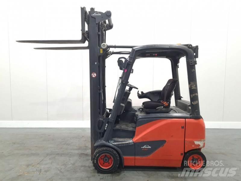 Linde E20PH-02 386 El gaffeltrucks
