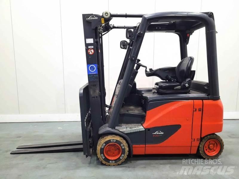 Linde E20PH-02 386 El gaffeltrucks