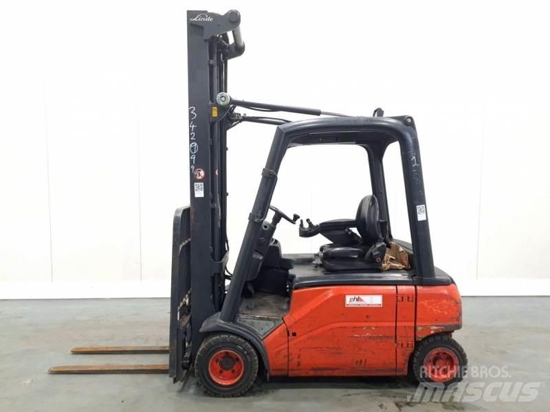 Linde E20PL-01 386 El gaffeltrucks