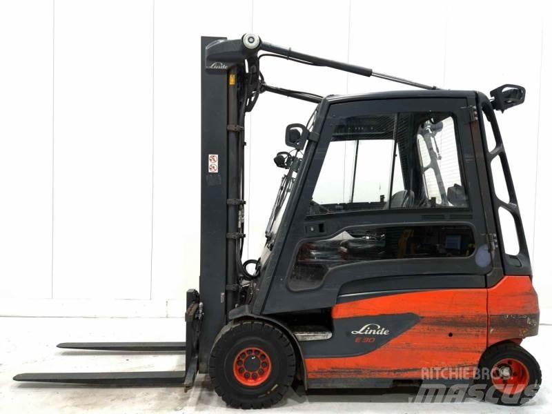 Linde E30L-01 El gaffeltrucks