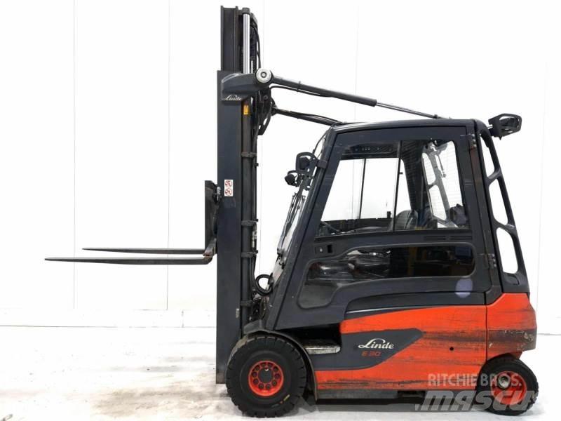 Linde E30L-01 El gaffeltrucks