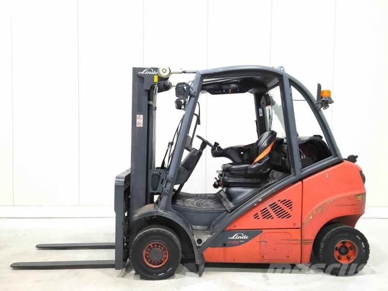 Linde H25T-02 LPG gaffeltrucks