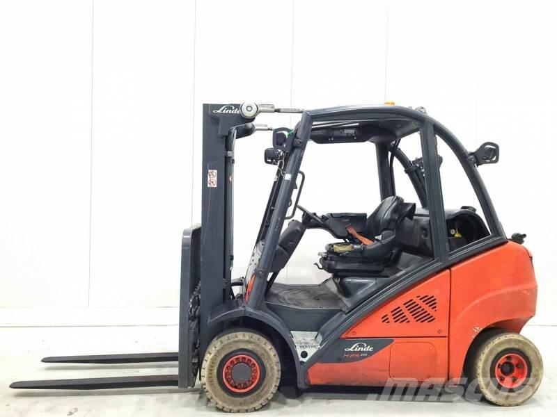 Linde H25T-02 LPG gaffeltrucks