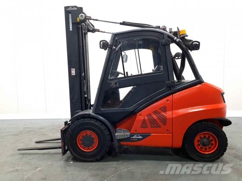 Linde H50D-02 Diesel gaffeltrucks