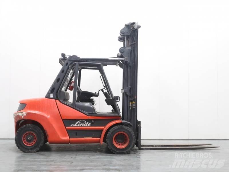 Linde H80D-02/900 396 Diesel gaffeltrucks