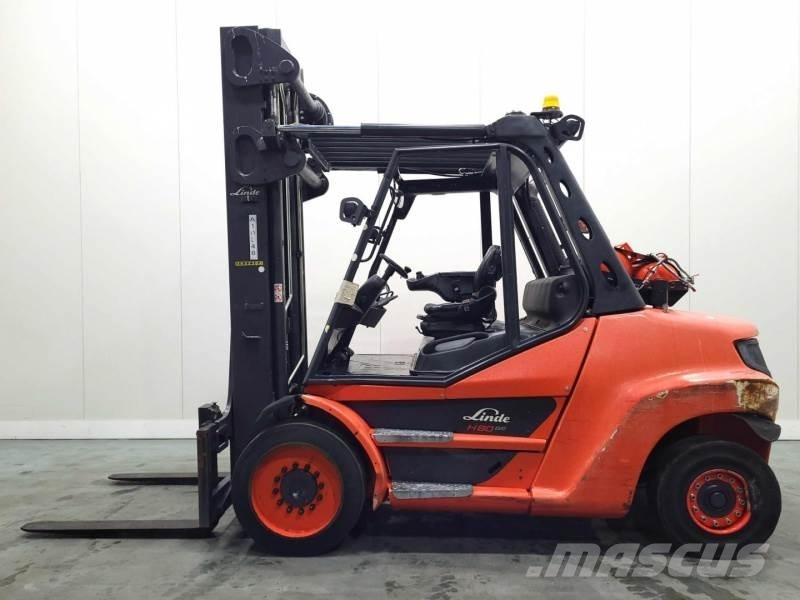 Linde H80T-03/900 396 LPG gaffeltrucks