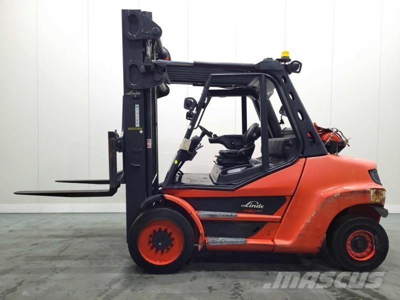 Linde H80T-03/900 396 LPG gaffeltrucks
