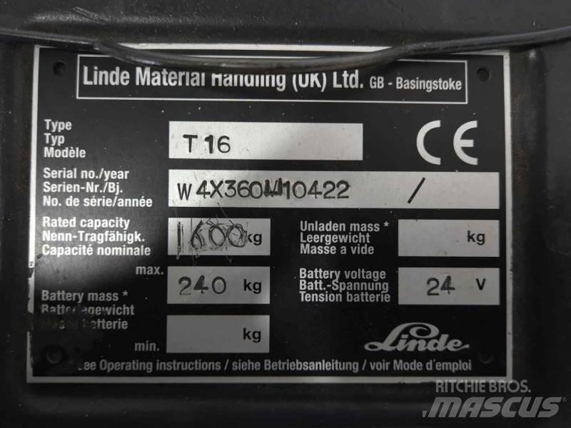 Linde T16 Løftevogne