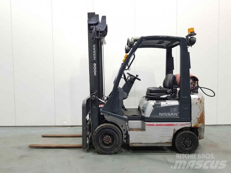 Nissan P1D1A18LQ LPG gaffeltrucks