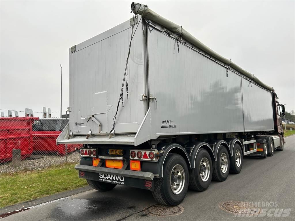 AMT 4-aks 60m3 Semi-trailer med tip