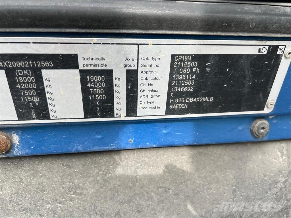 Scania P320 Fast kasse