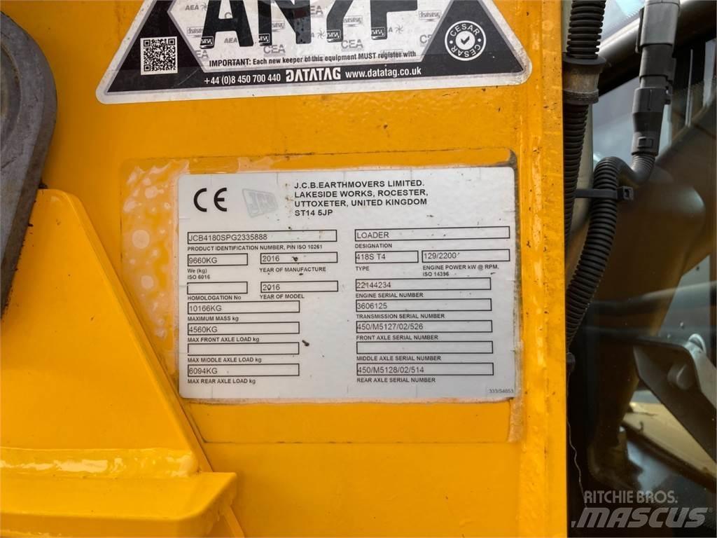 JCB 418S Teleskoplæssere til landbrug