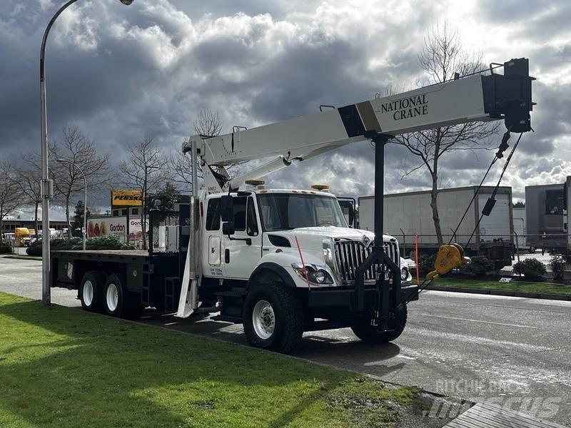 International 7500 Lastbil med kran