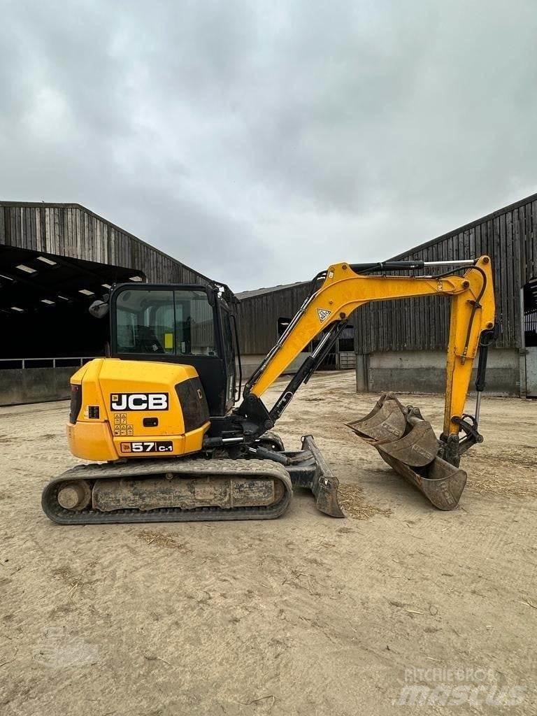 JCB 57C-1 Gravemaskiner på larvebånd