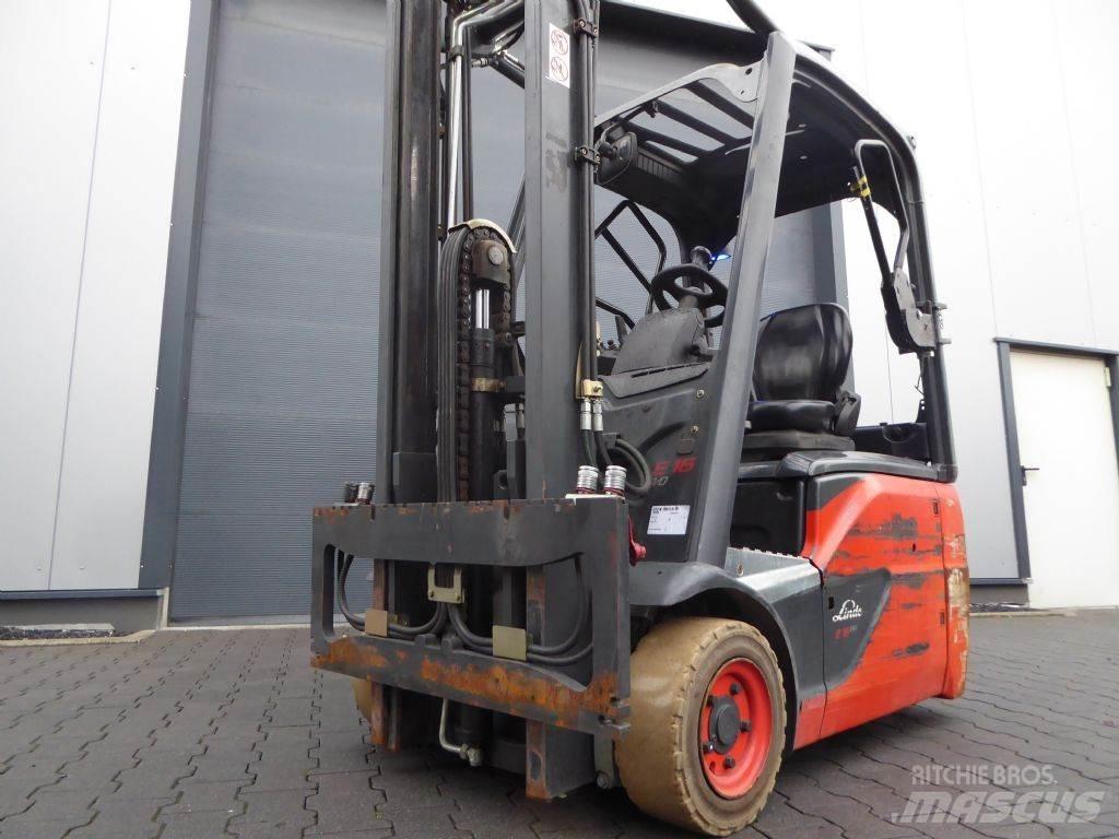 Linde E16-02 El gaffeltrucks
