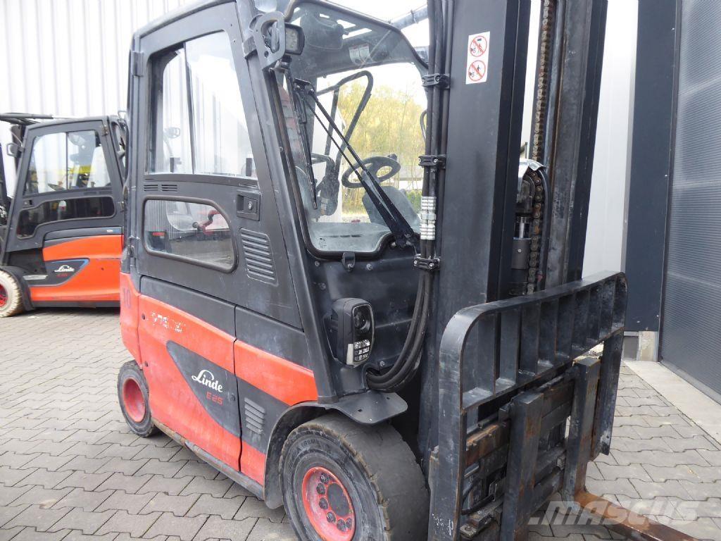 Linde E25-01 El gaffeltrucks