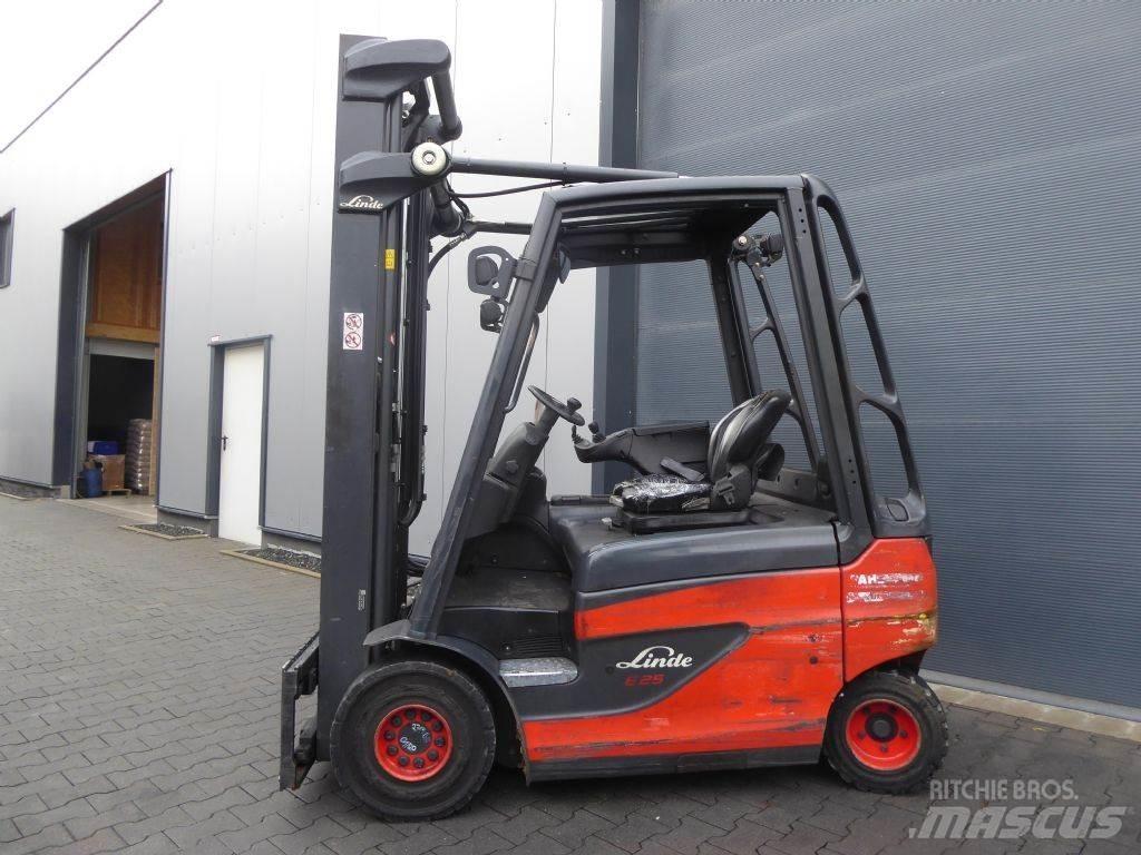 Linde E25-01 El gaffeltrucks