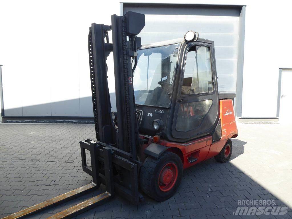 Linde E40P El gaffeltrucks
