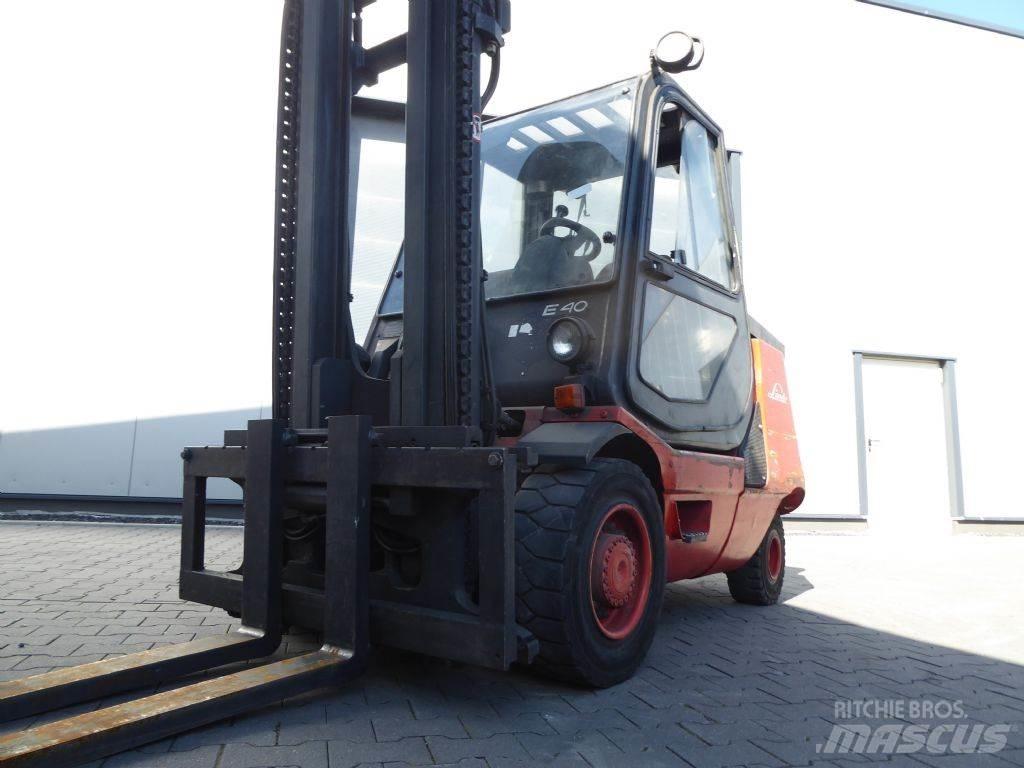 Linde E40P El gaffeltrucks