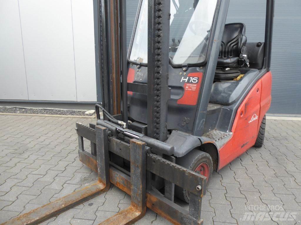 Linde H16D Diesel gaffeltrucks