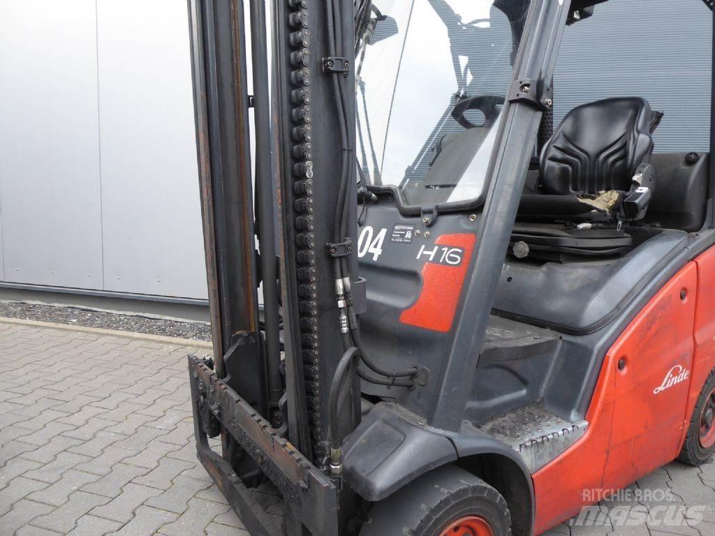 Linde H16D Diesel gaffeltrucks