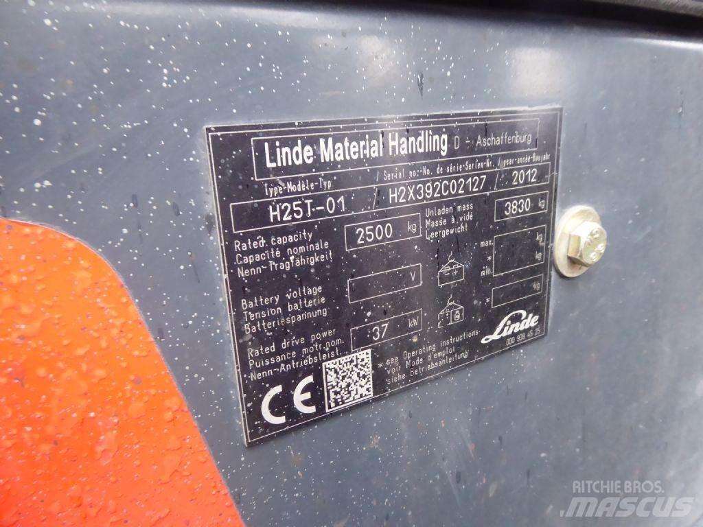 Linde H25T-01 LPG gaffeltrucks