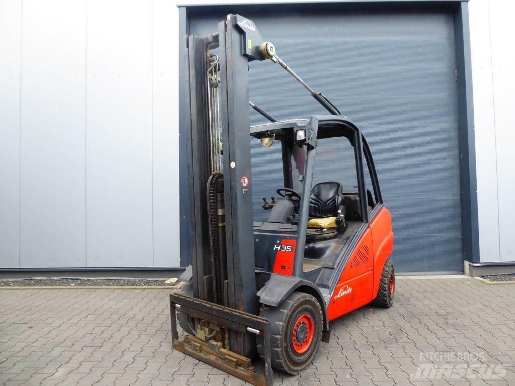 Linde H35T LPG gaffeltrucks