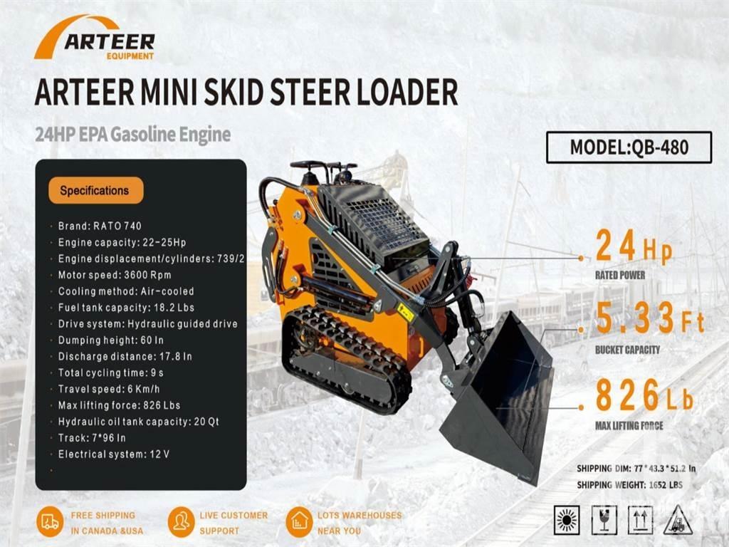 Arteer QB-480 Minilæsser - skridstyret
