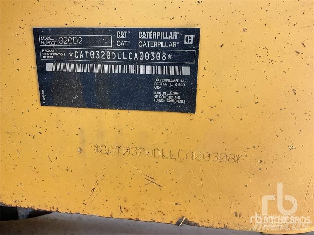 CAT 320D2 Gravemaskiner på larvebånd