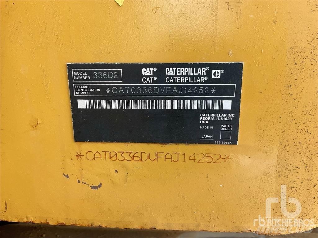 CAT 336D2 Gravemaskiner på larvebånd
