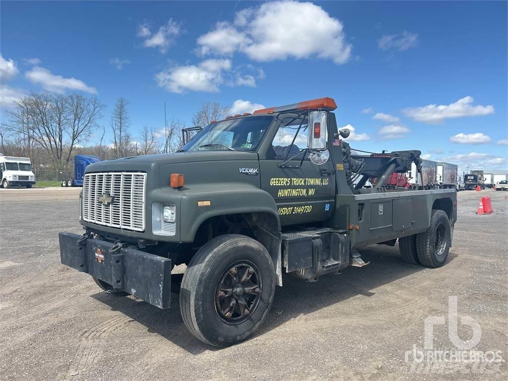 Chevrolet C7500 Flatbed lastbiler med spil