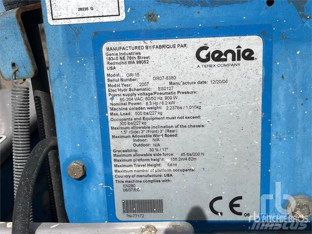 Genie GR15 Bomlifte med knækarm