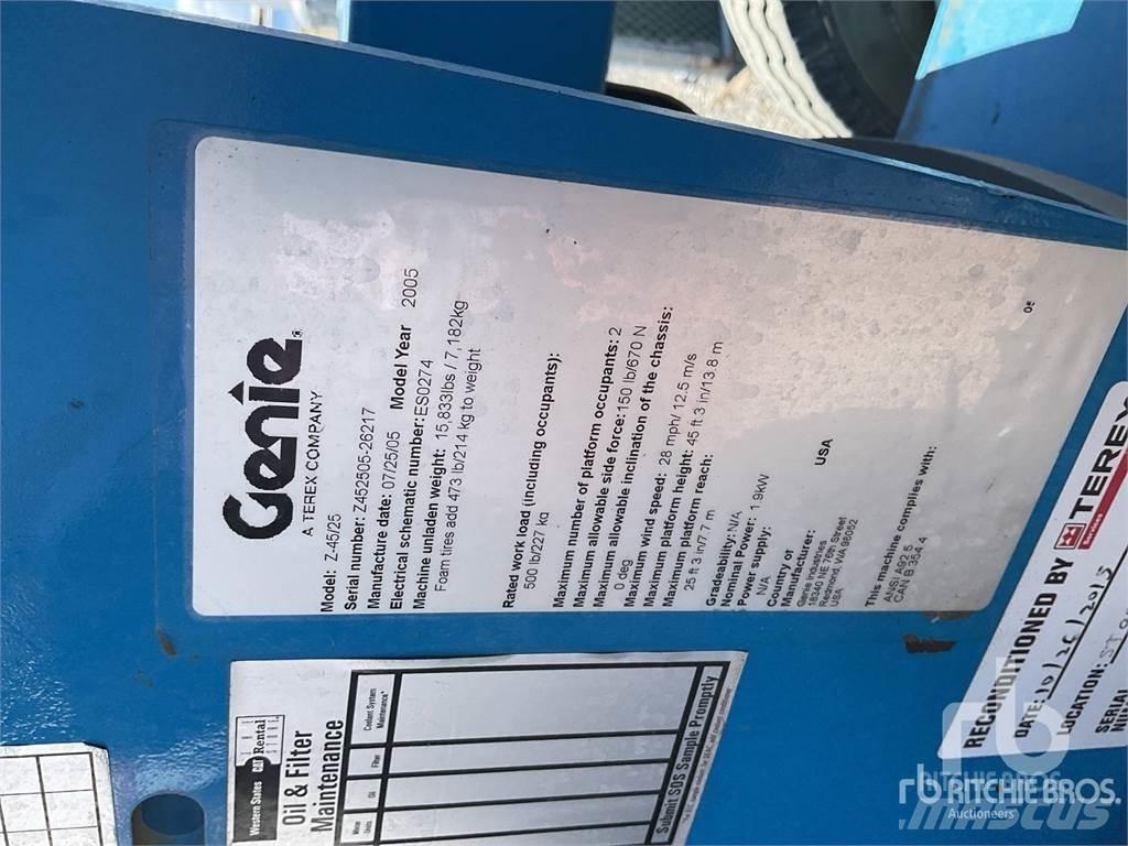 Genie Z45/25 Bomlifte med knækarm