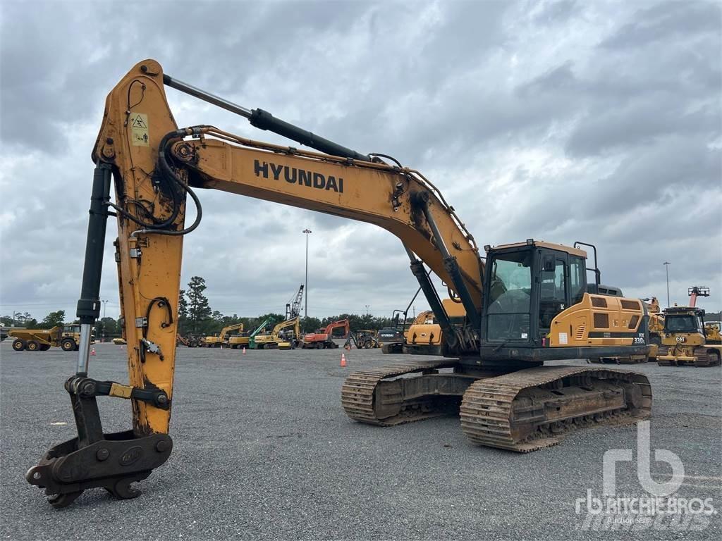 Hyundai HX330L Gravemaskiner på larvebånd