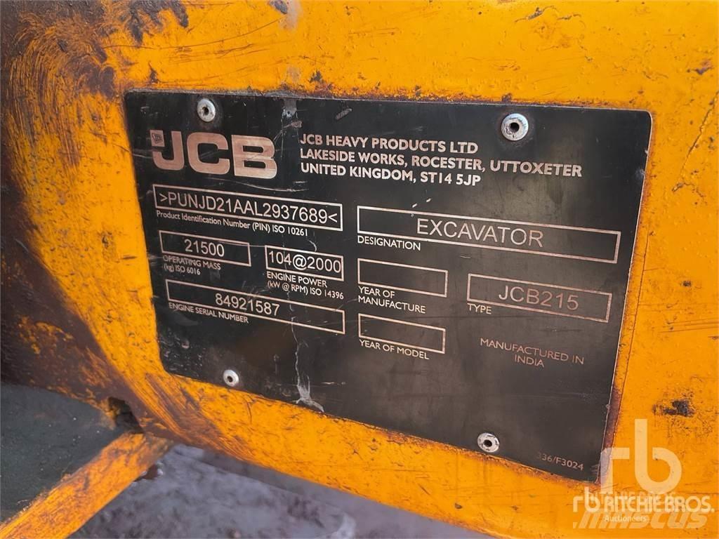 JCB 215LC Gravemaskiner på larvebånd