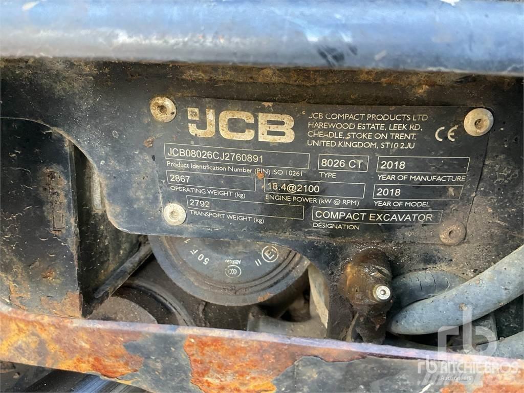 JCB 8026CT Gravemaskiner på larvebånd