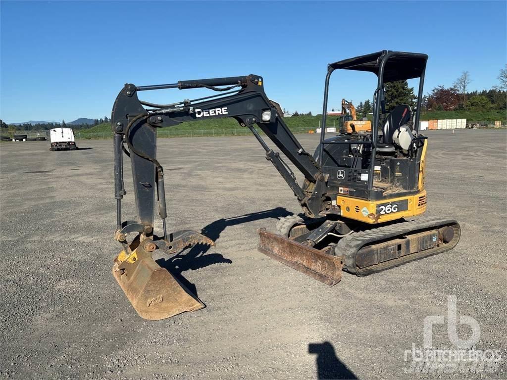 John Deere 26G Minigravemaskiner
