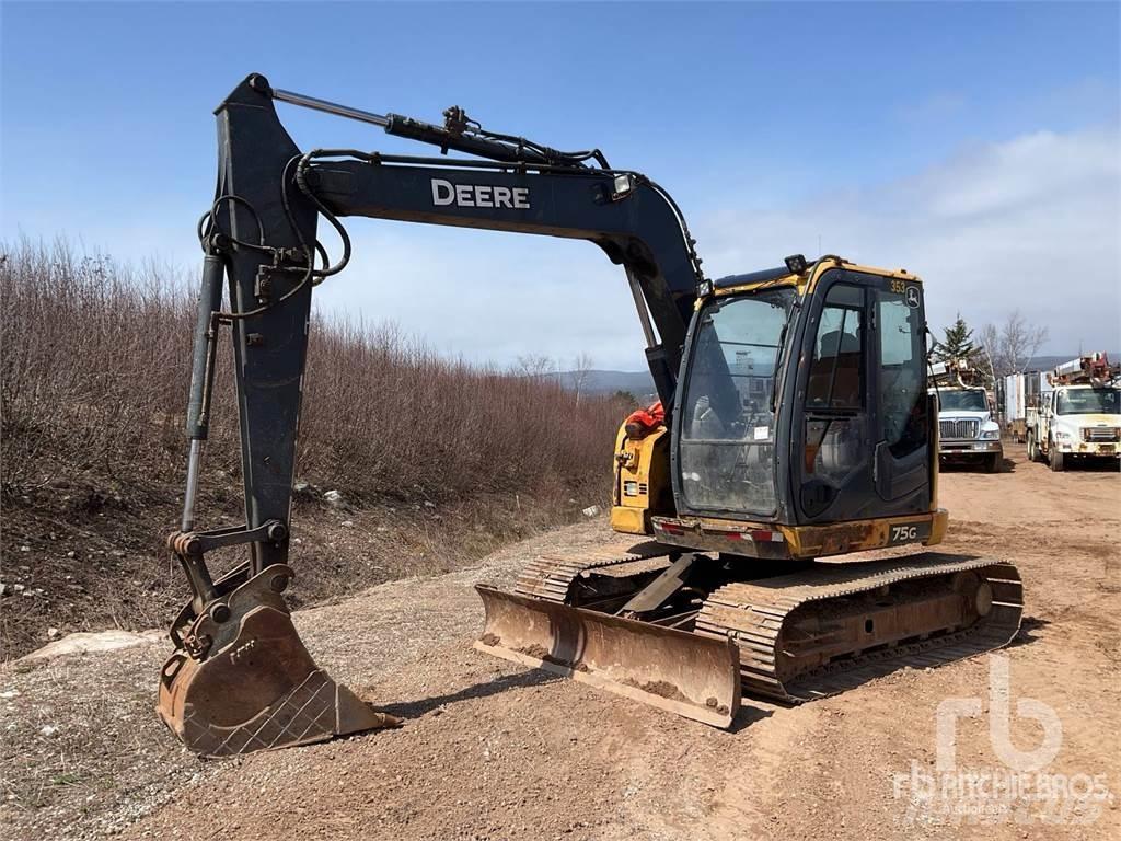 John Deere 75G Gravemaskiner på larvebånd