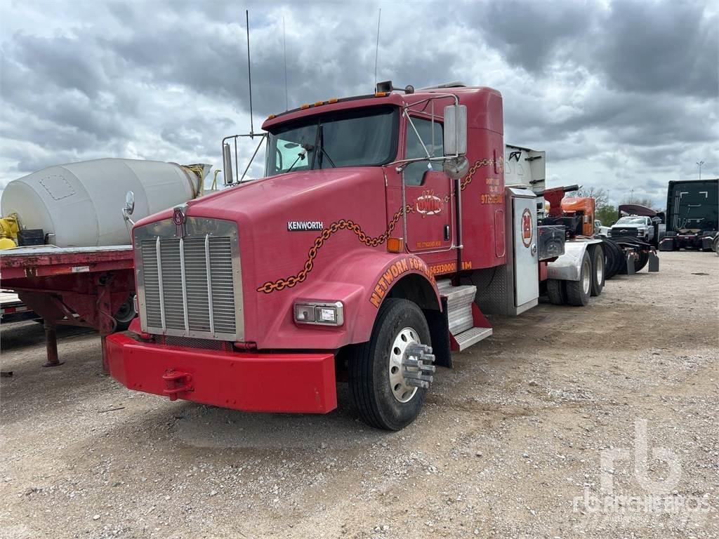 Kenworth T800 Flatbed lastbiler med spil