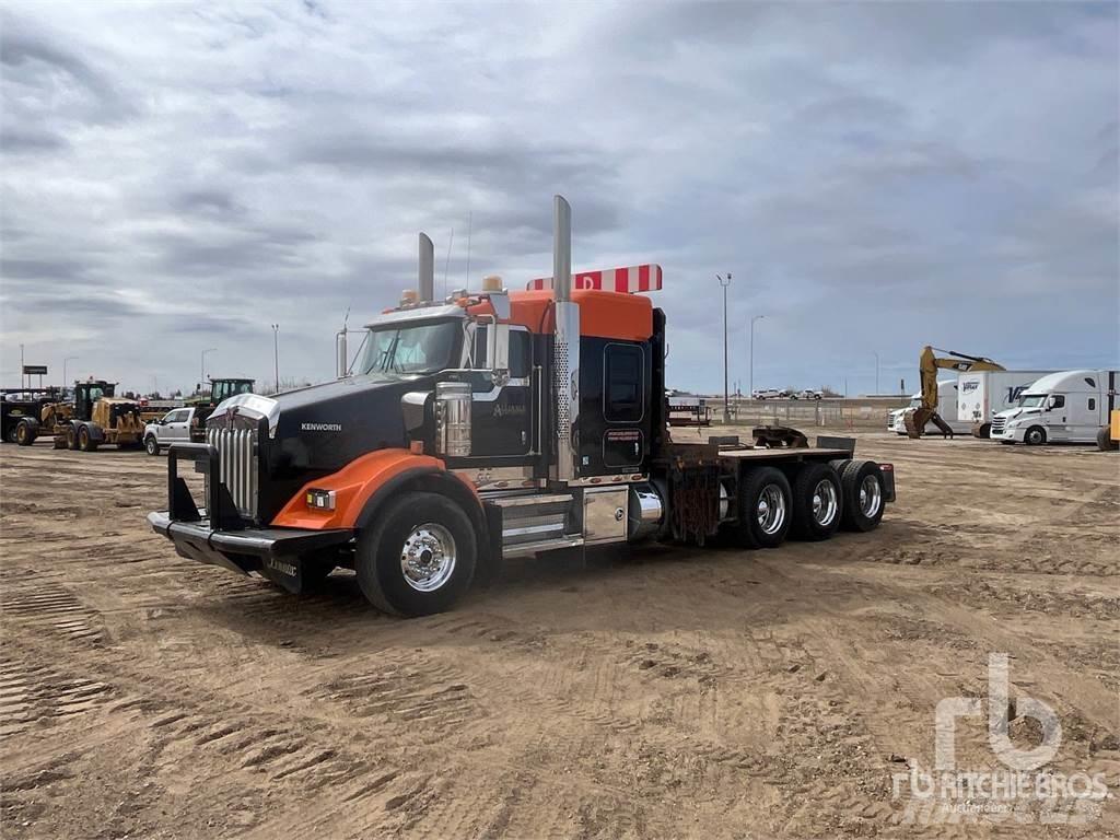 Kenworth T800 Flatbed lastbiler med spil