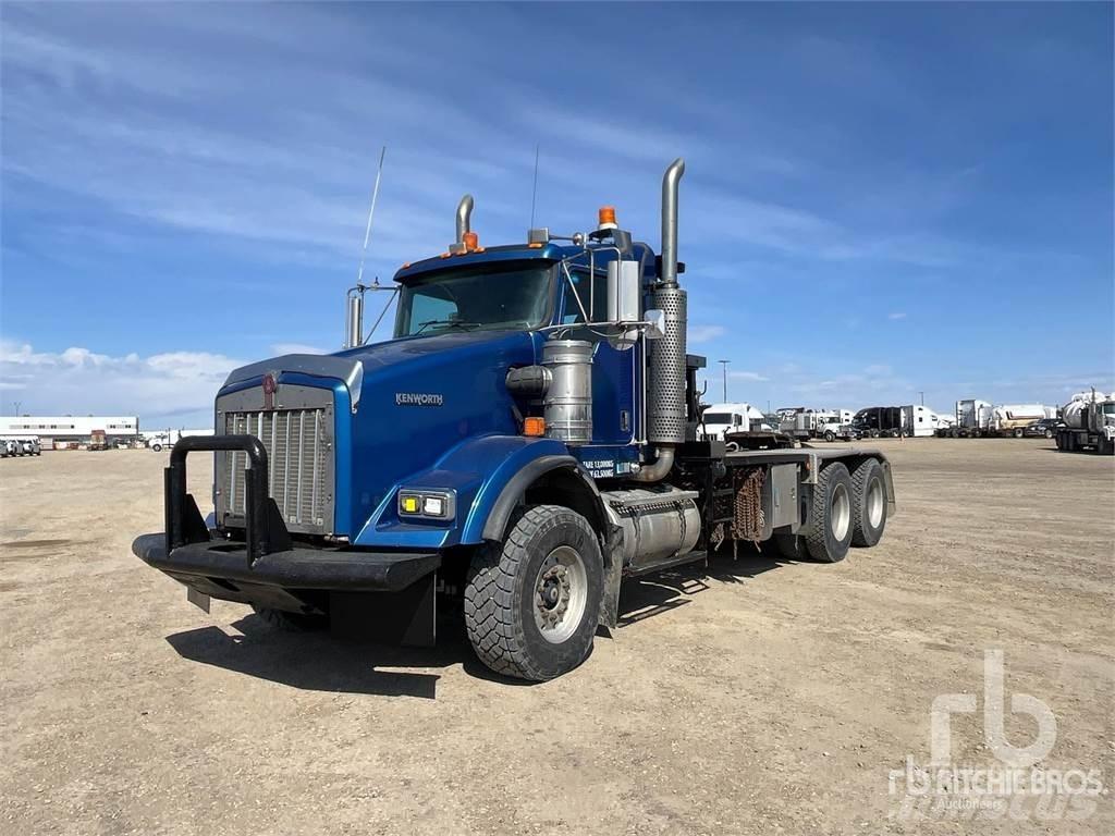 Kenworth T800 Flatbed lastbiler med spil